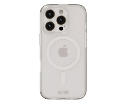 Etui do telefonów Holdit MagSafe Case iPhone 16 Pro White/Transparent